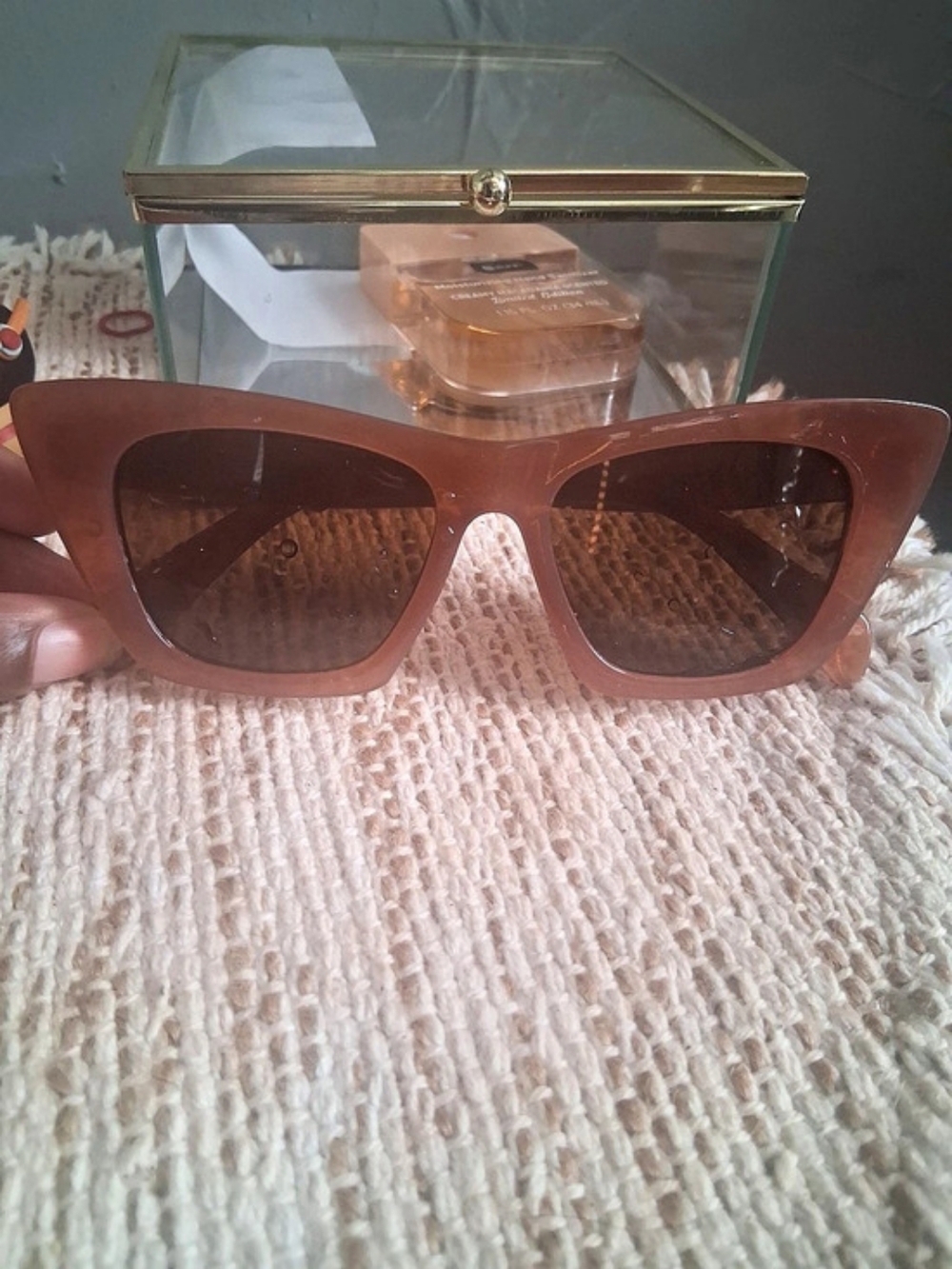 Brown Oversized Sunglasses
